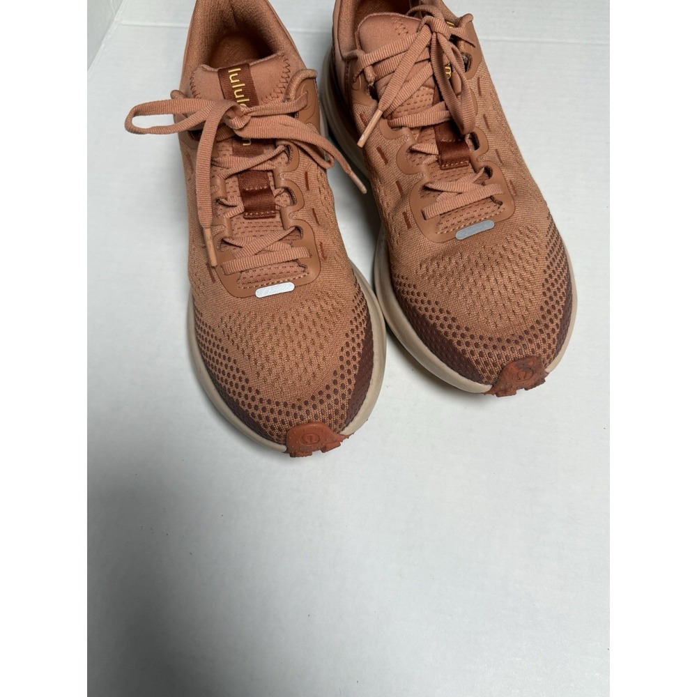 Lululemon BeyondFeel Run Womens Running Shoes Orange Size 7.5 Cushioned Comfort - Picture 5 of 6